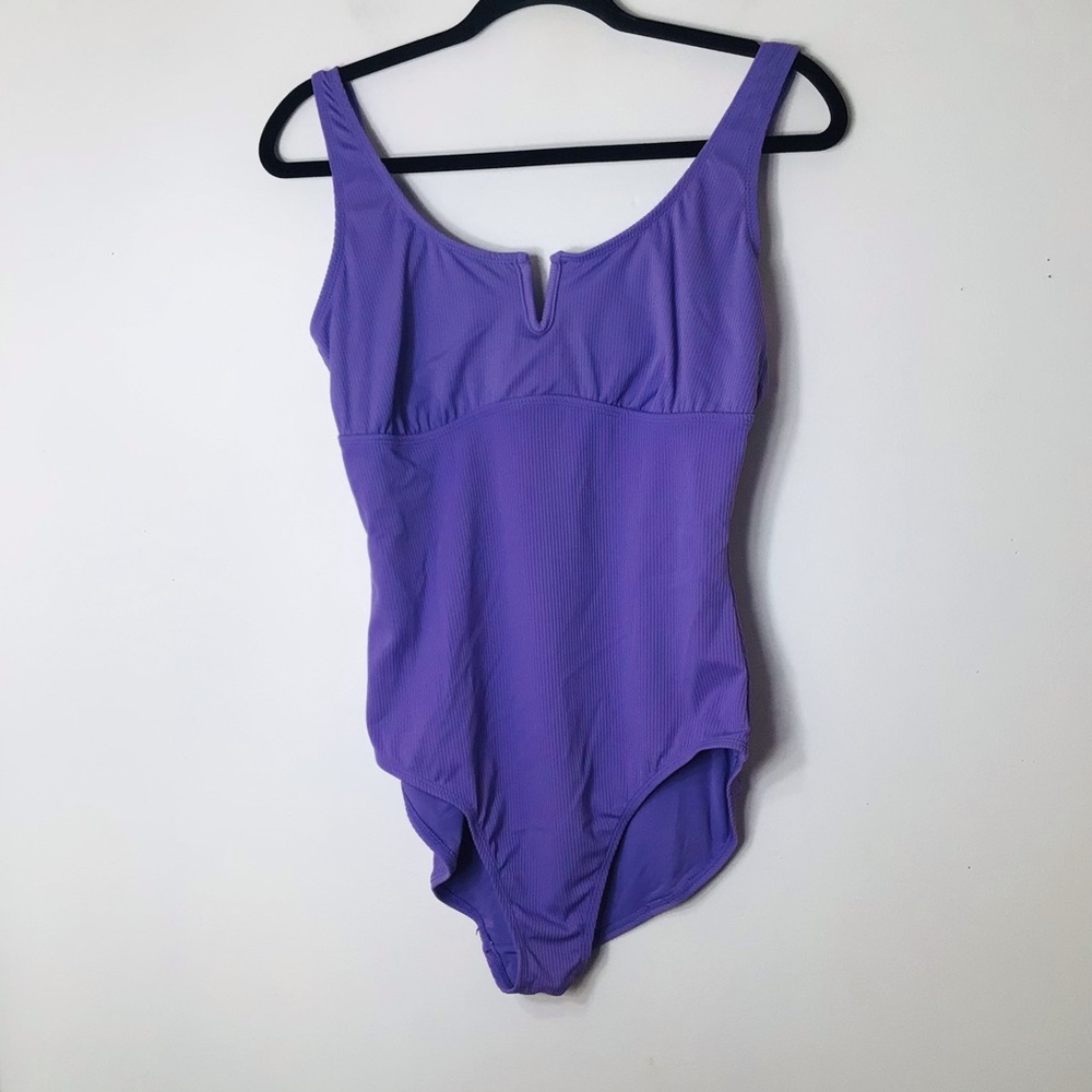 Anne Cole swimsuit bathing suit women purple large
